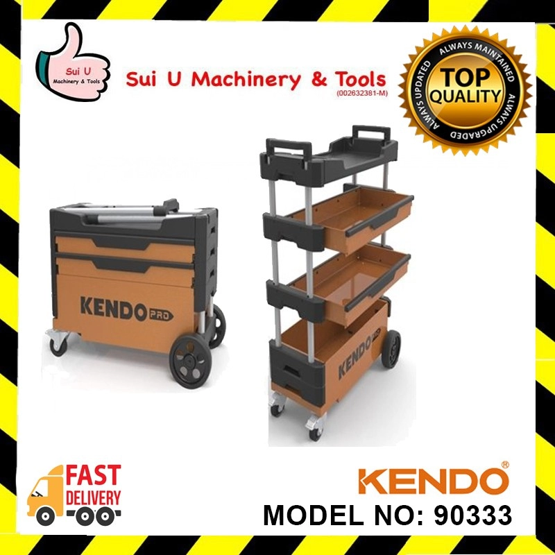 KENDO 90333 Folding Tool Trolley