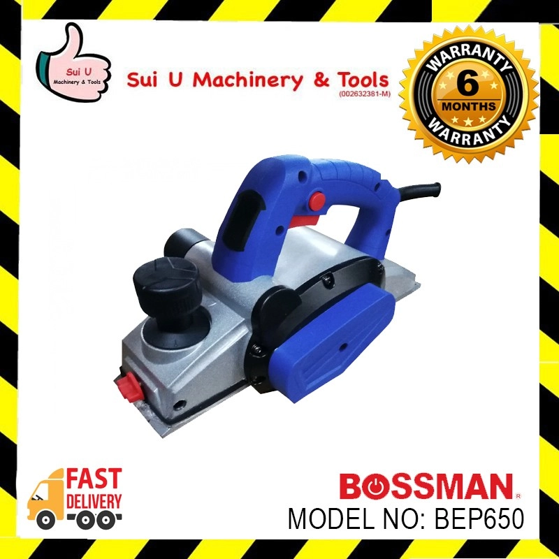 BOSSMAN BEP650 82MM Electric Planer 650W (Aluminium Body)