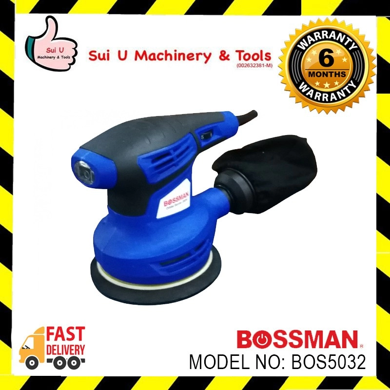 BOSSMAN BOS5032 / BOS-5032 Orbital Sander 280W 13000RPM w/ Free Gift