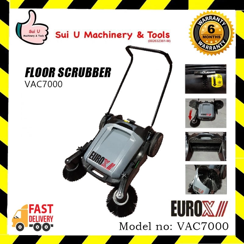 EUROX VAC7000 40L Manual Floor Scrubber