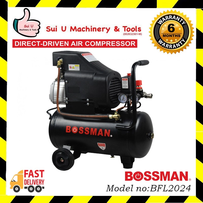 BOSSMAN BFL2024 2.5HP Direct-Driven Air Compressor 1.87kW 2850RPM