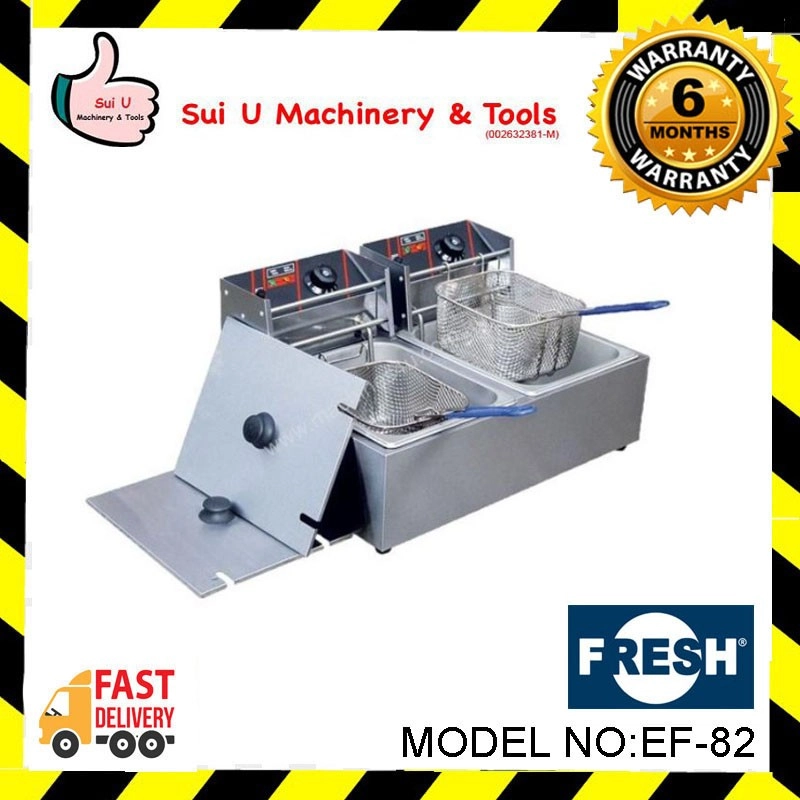 FRESH EF-82 Electric Fryer Capacity 6+6L 2.5+2.5kW/230V/50Hz