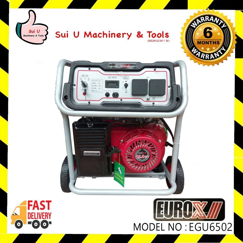 EUROX / EUROPOWER EGU6502 Gasoline Generator 5.5KW