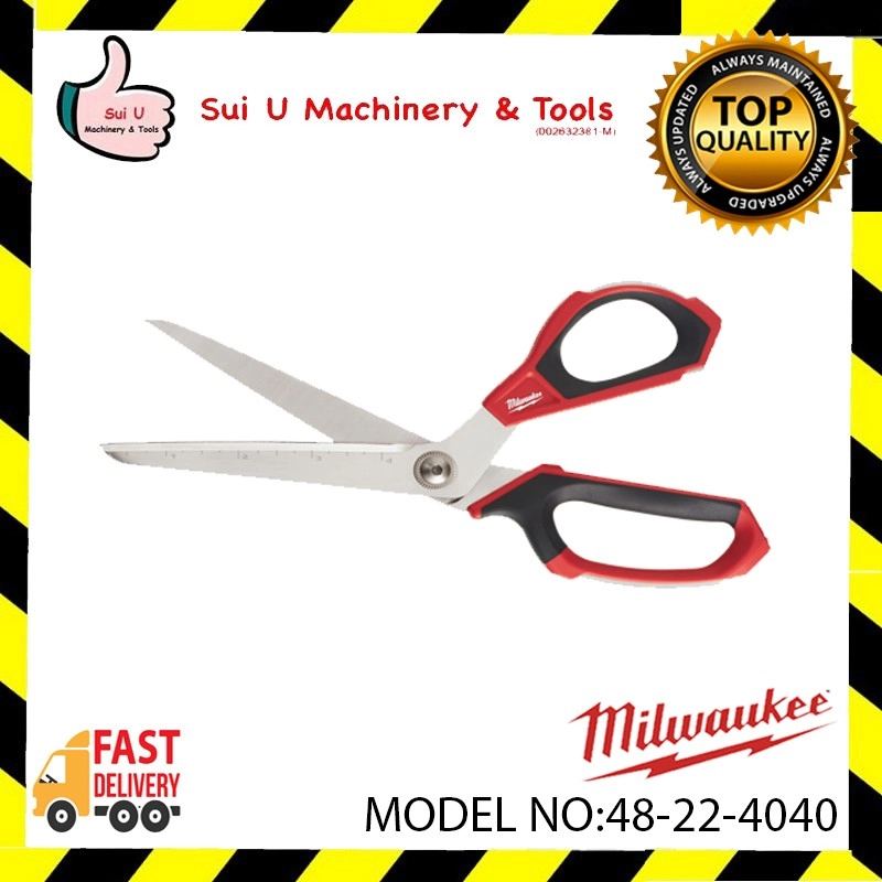 Milwaukee 48-22-4040 Jobsite Offset Scissors Snips & Scissors