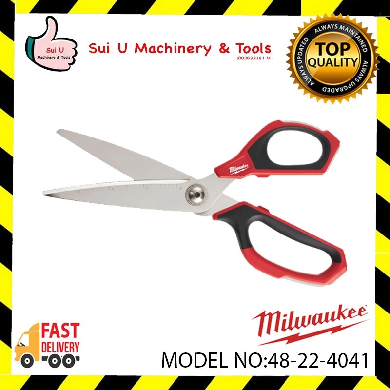 Milwaukee 48-22-4041 Jobsite Straight Scissors Snips & Scissors