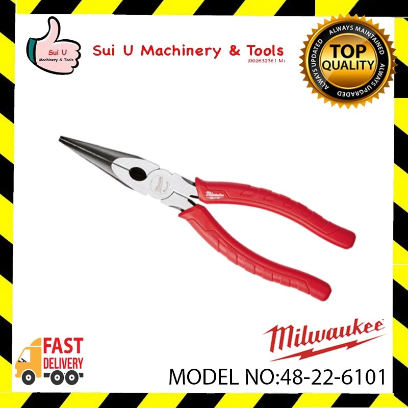 MILWAUKEE 48-22-6101 203mm (8") Long Nose Pliers