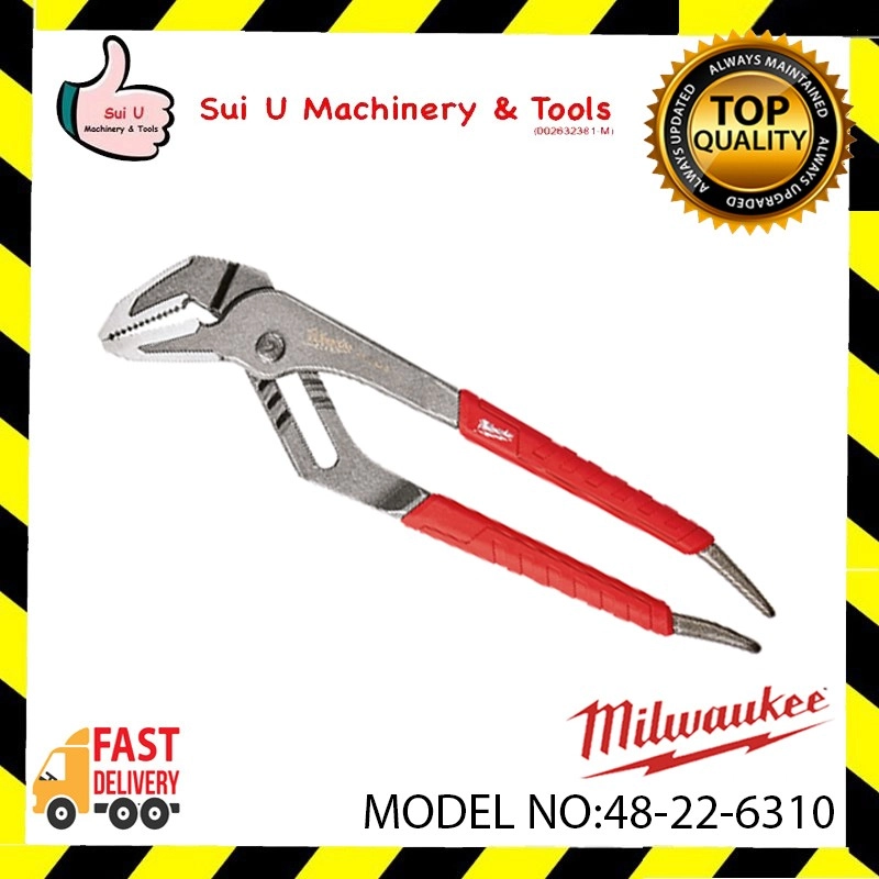 Milwaukee 48-22-6310 254mm 10" Comfort Grip Straight-Jaw Pliers