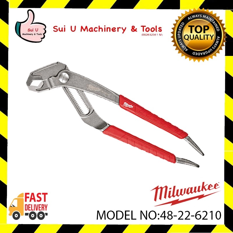 Milwaukee 48-22-6210 254mm 10" Comfort Grip Hex-Jaw Pliers