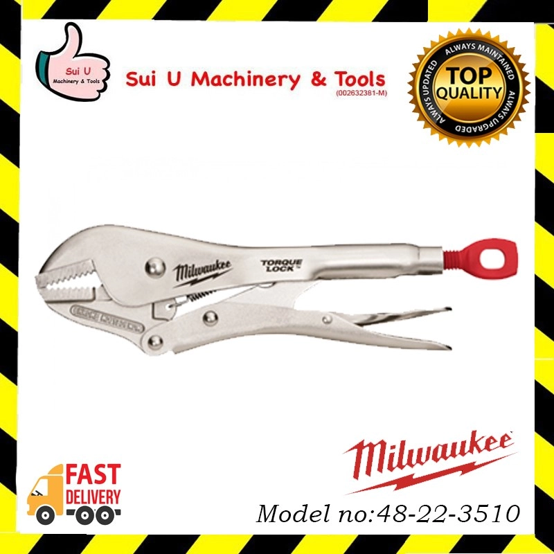 MILWAUKEE 48-22-3510 10" TORQUE LOCK™ Straight Jaw Locking Pliers