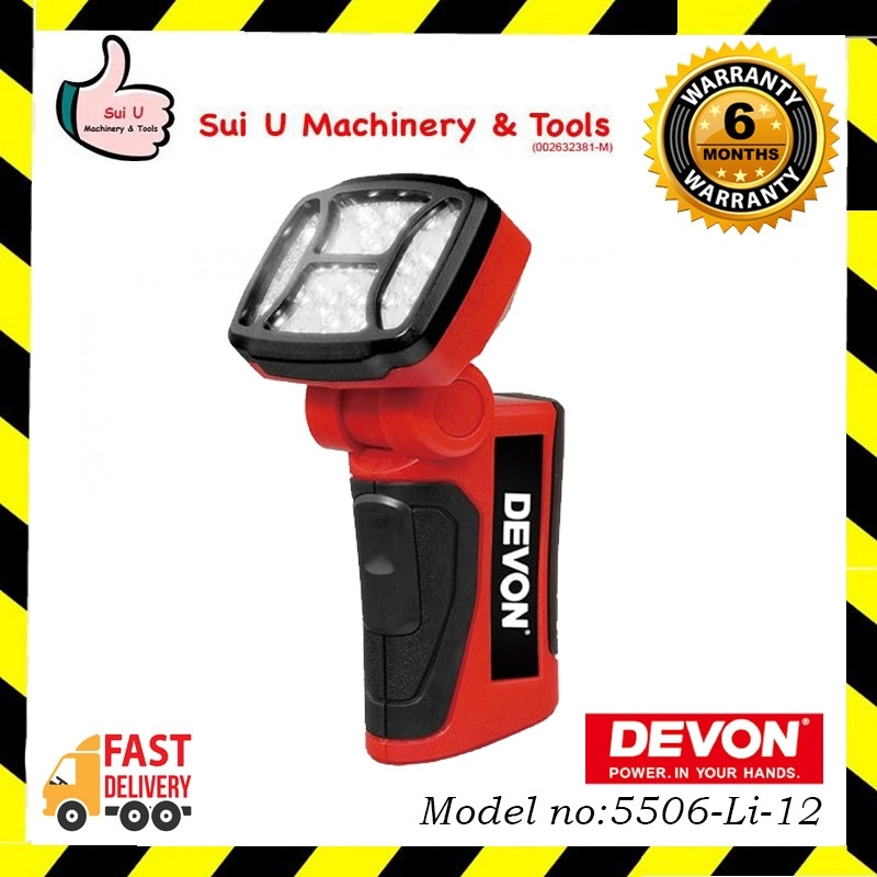 DEVON 5506-Li-12 Worklight LED 12v (SOLO) **WITHOUT BATTERY & CHARGER**