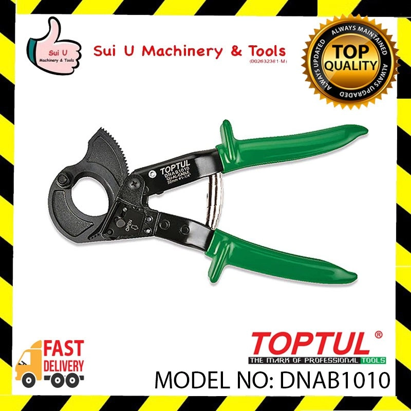 TOPTUL DNAB1010 10'' Ratcheting Cable Cutter