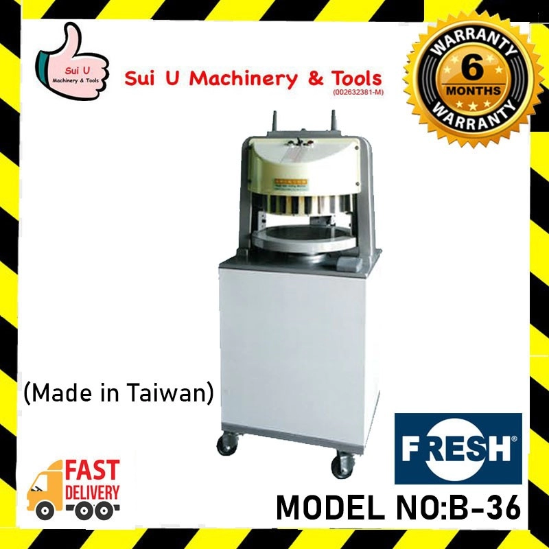 FRESH B-36 0.18kW/230kW/50Hz Dough Divider (Made in Taiwan)