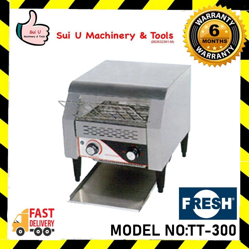 FRESH TT-300 1.94kW/230V/50Hz 50-300° Conveyor Toaster Snack Machine