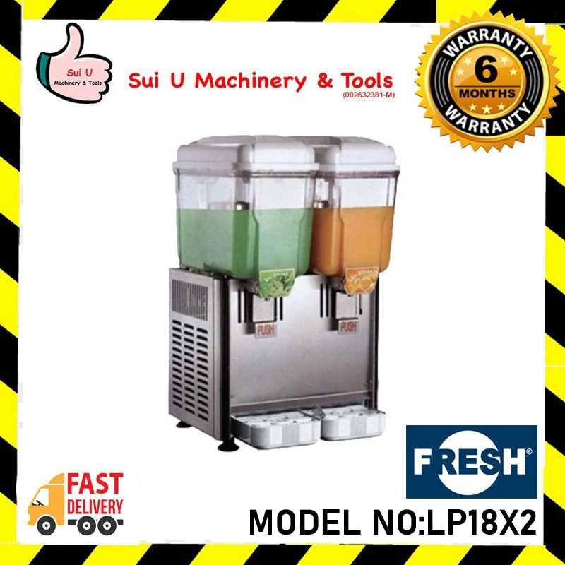 FRESH LP18X2 0.54kW/230V/50Hz 8-10° 2x18 Litres Dispenser Juice Making Machine