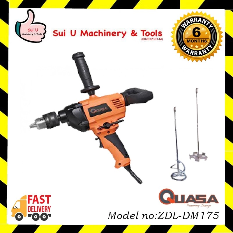 QUASA ZDL-DM175 800W 16mm Heavy Duty Impact Drill / Mixer