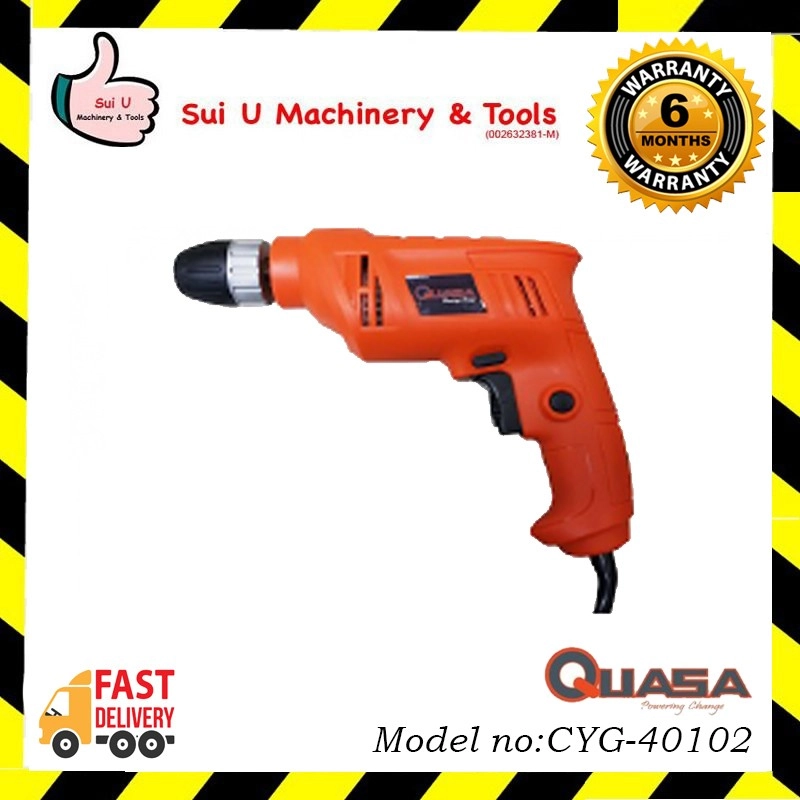 QUASA CYG-40102 400W 10mm Drill (Keyless Chuck)