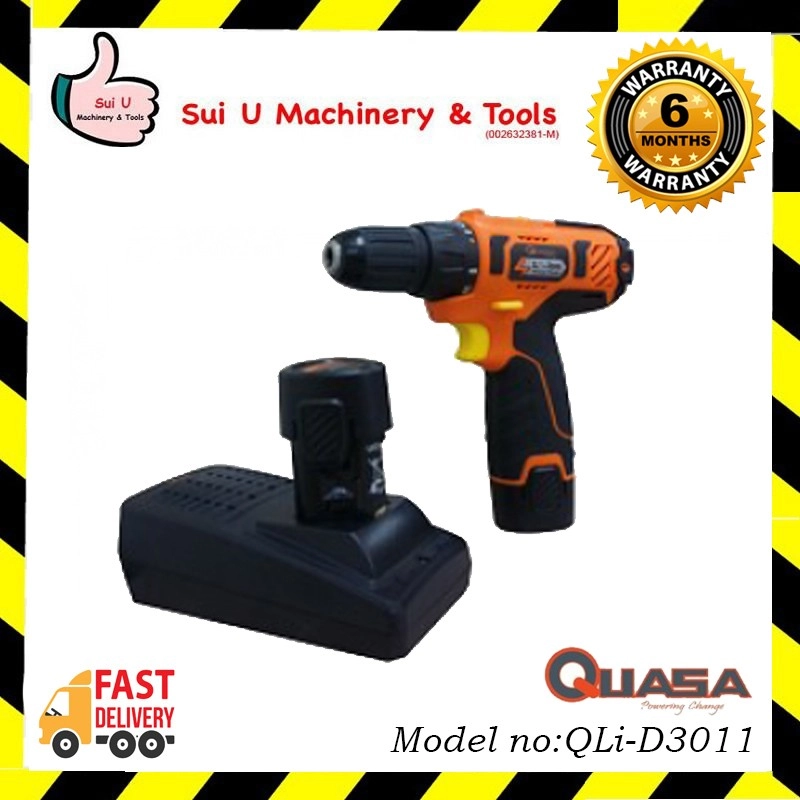 QUASA GLi-D3011 12V Samsung Li-ION 2-Speed "27Nm" Cordless Drill