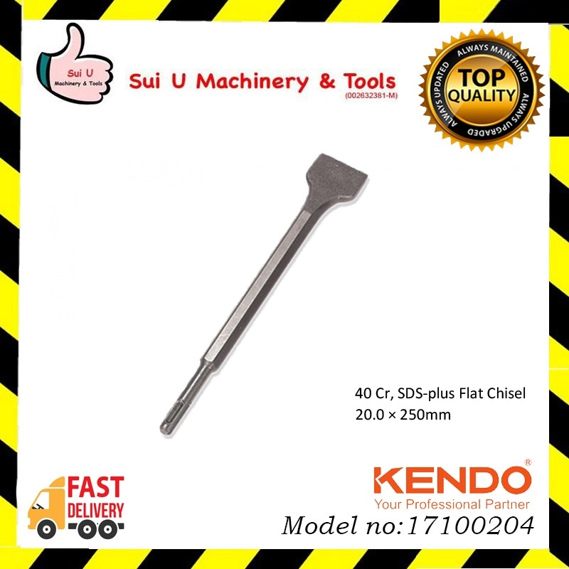 KENDO 17100204 SDS-plus Flat Chisel 40 Cr 250mm