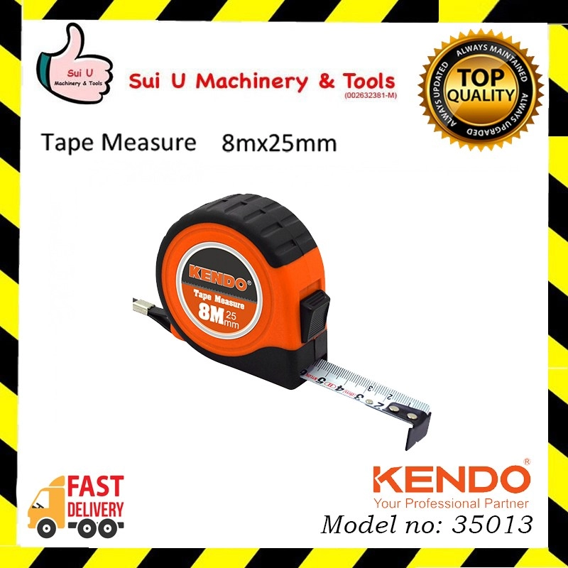 KENDO 35013 Tape Measure 8m x 25mm