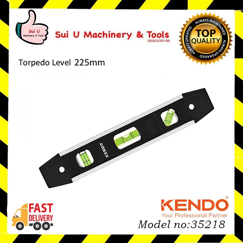 KENDO 35218 Torpedo Level 225mm