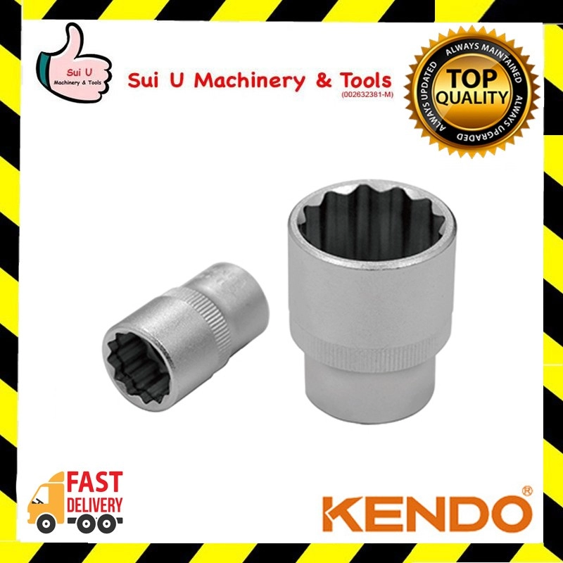 KENDO 1/2 Dr. 12PT Reg Socket Hand Tools & Accessories 8 MM~32 MM
