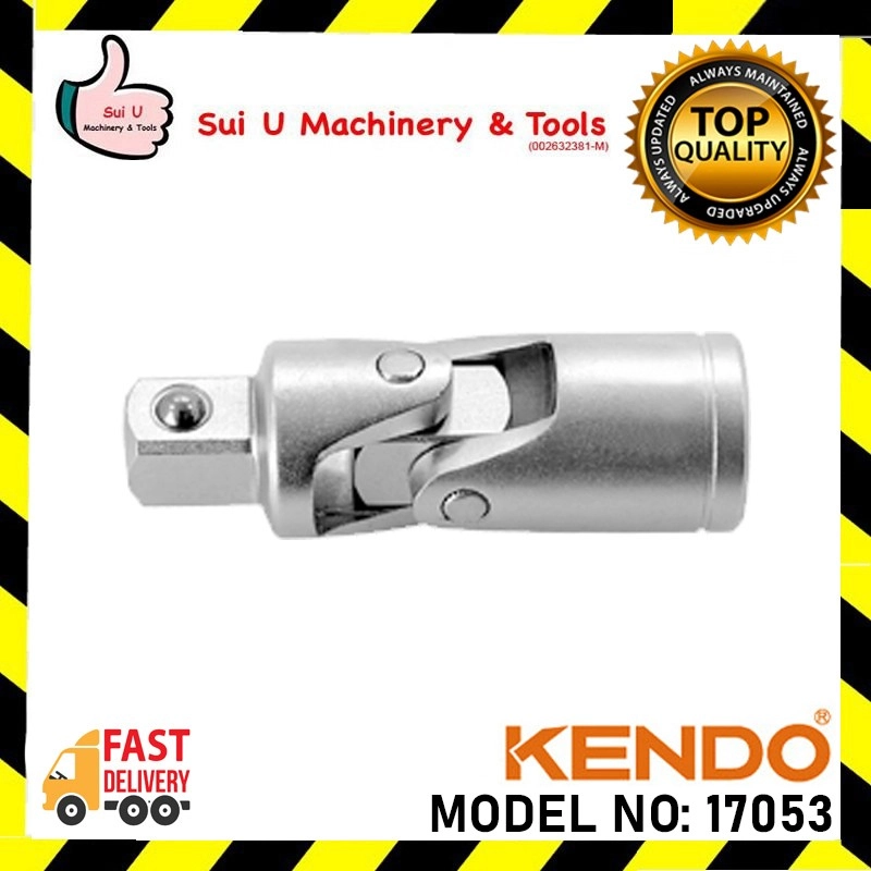 KENDO 17053 1/2'' Universal Joint Socket & Accessories