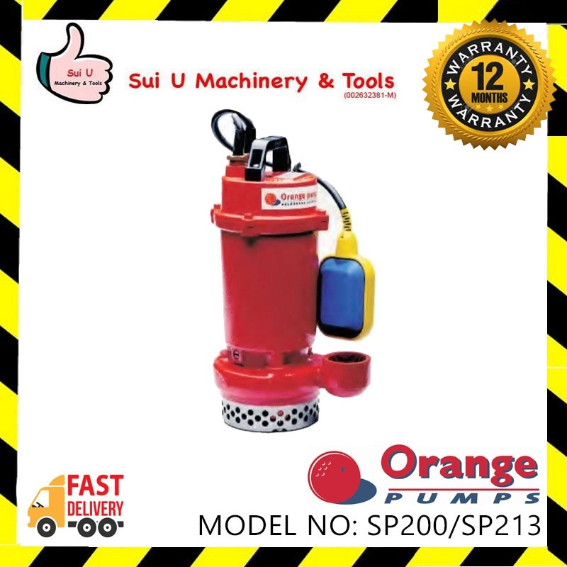 ORANGE PUMP SP200 0.5HP  Submersible Pump 370W