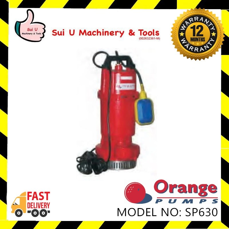 ORANGE PUMP SP630 1.5HP Submersible Pump 1100W