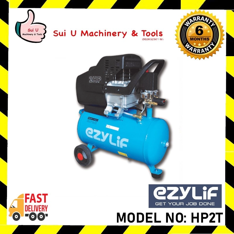 EZYLIF HP2T Portable Air Compressor 24Litre 2HP 240V/50Hz