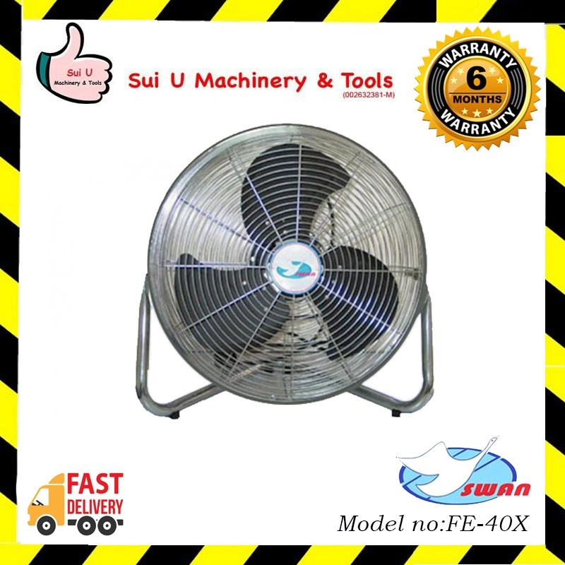 SWAN FE-40X Floor Fan 400mm (16 inch) 1350rpm