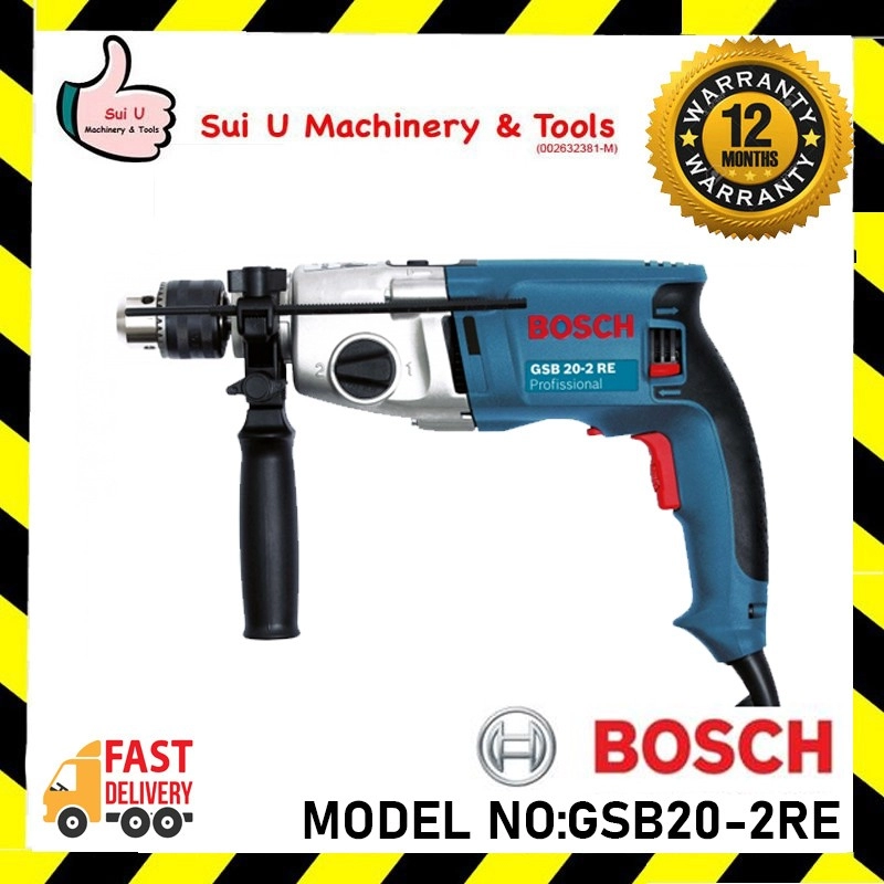Bosch GSB20-2RE / GSB 20-2 RE / GSB 20-2RE Heavy Duty Professional Impact Drill 800W 3000rpm