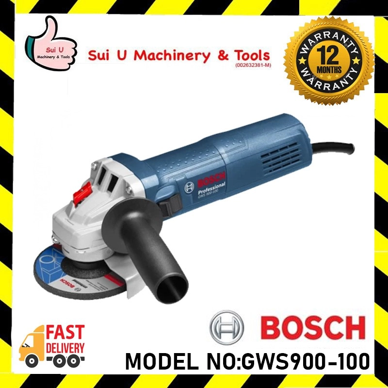 BOSCH GWS900-100 / GWS 900-100 Professional 4'' Angle Grinder Heavy Duty 900W (06013960L0)