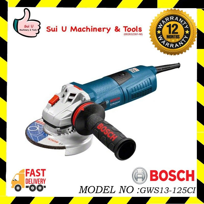 BOSCH GWS13-125CI / GWS 13-125CI 5'' Angle Grinder 1300w (060179E002)