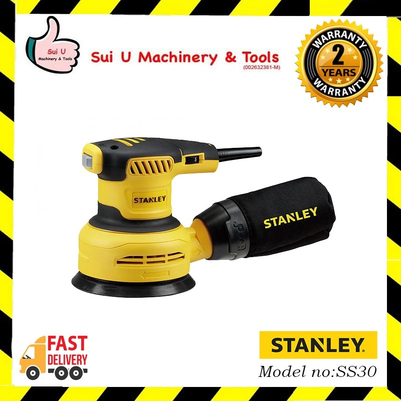 STANLEY SS30 / SS30-XD ROS Sander Eccentric Sanding Machine 300W 125mm