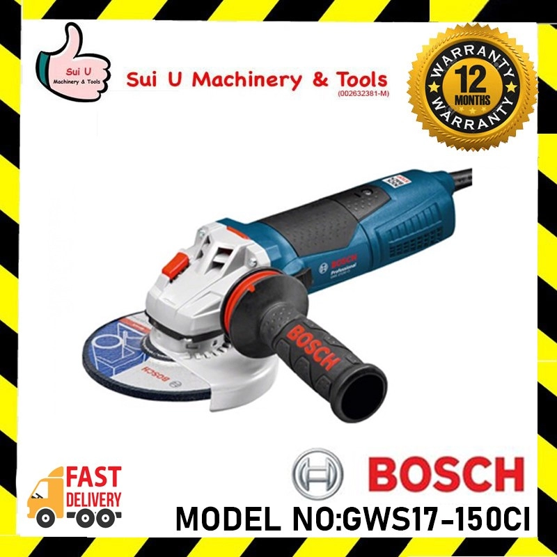 Bosch GWS17-150CI / GWS 17-150CI 6" Heavy Duty Professional Angle Grinder 1700W (060179K002)
