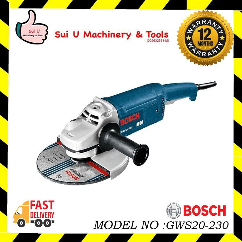 BOSCH GWS20-230 / GWS 20-230 Professional Heavy Duty 9'' Angle Grinder 2000w (0601850106)