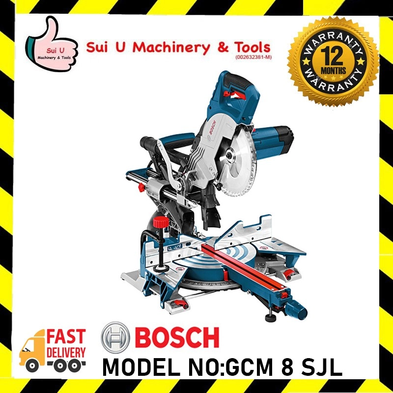 BOSCH GCM 8 SJL / GCM8SJL Professional Slide Mitre Saw Heavy Duty 1600W (0601B191L0)