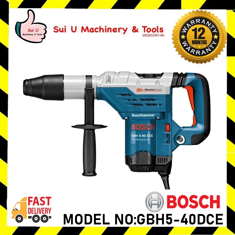 Bosch GBH 5-40 DCE / GBH5-40DCE / GBH 5-40DCE Professional Heavy Duty Rotary Hammer with SDS-Max 1150W (0611264070)