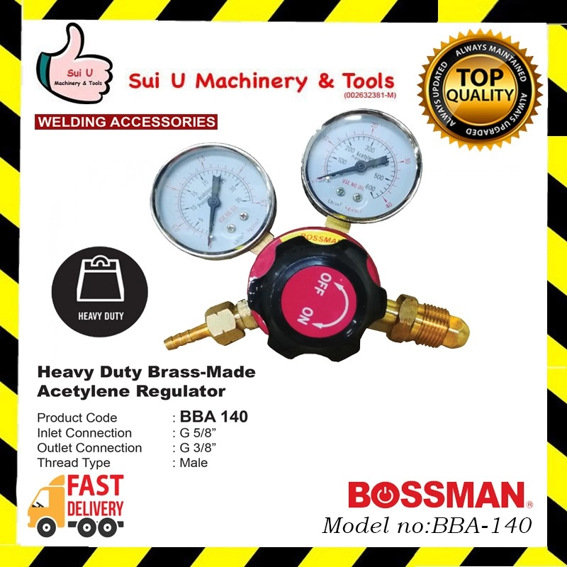BOSSMAN BBA-140 Heavy duty Brass-Made Acetylene Welding Accessories