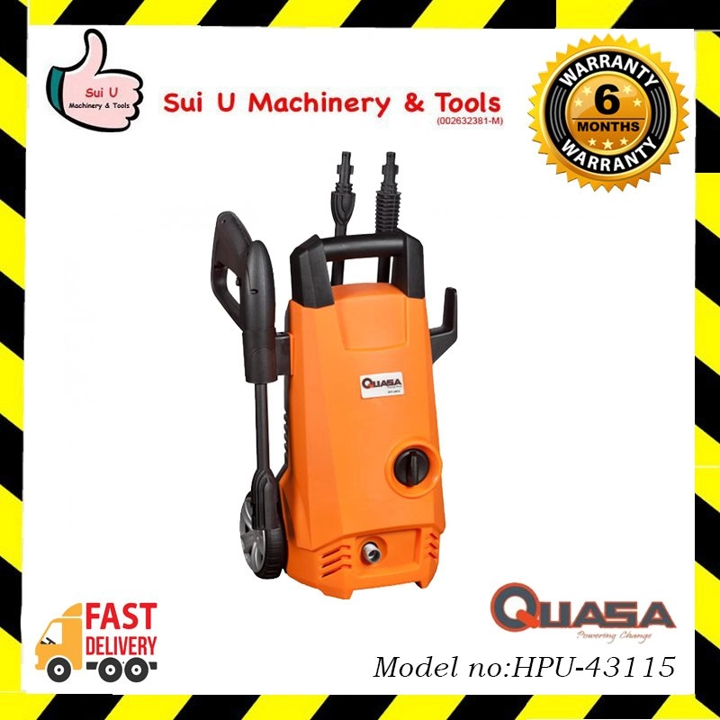 QUASA HPU-43115 High Pressure Cleaner / Water Jet 110bar 1400w