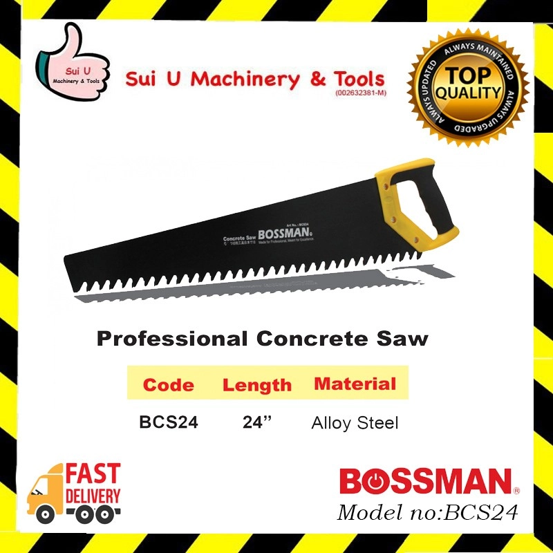 BOSSMAN BCS24 24" Professional Concrete Saw