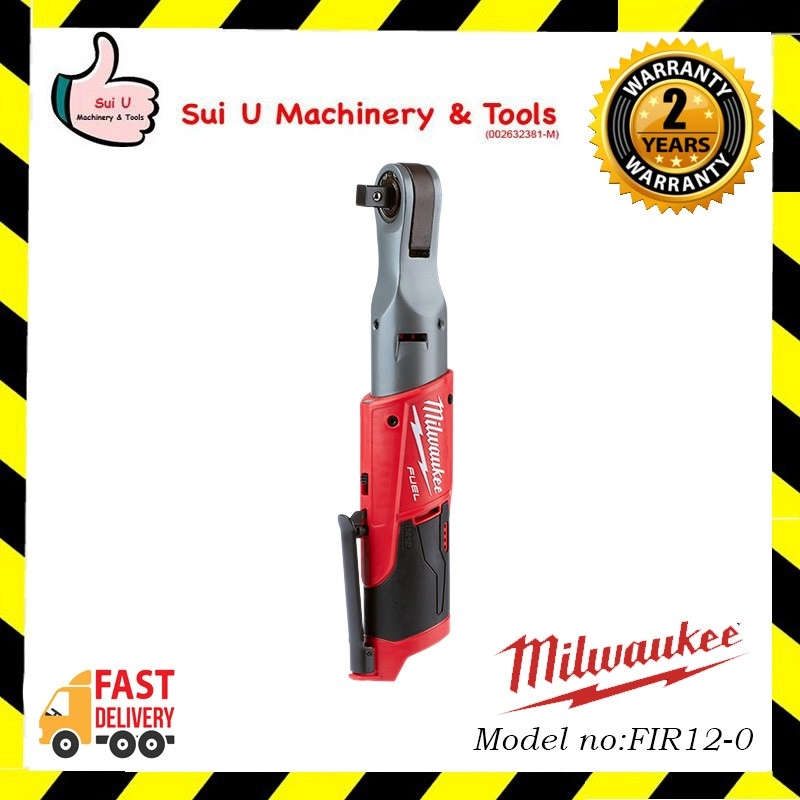 MILWAUKEE M12 FIR12-0 Sub Compact Impact Ratchet 1/2" (SOLO) **WITHOUT BATTERY & CHARGER**