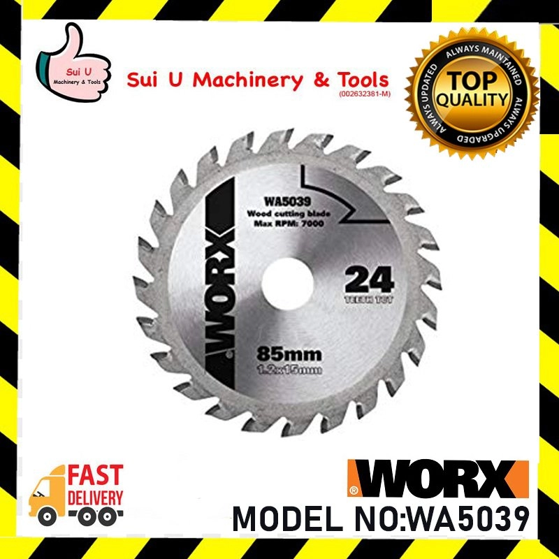 Worx WA5039 Professional 85mm 24T TCT Blade