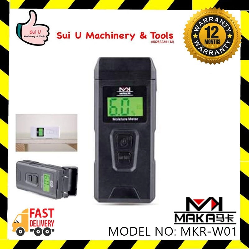 MAKA MKR-W01 Moisture Meter Wood & Wall