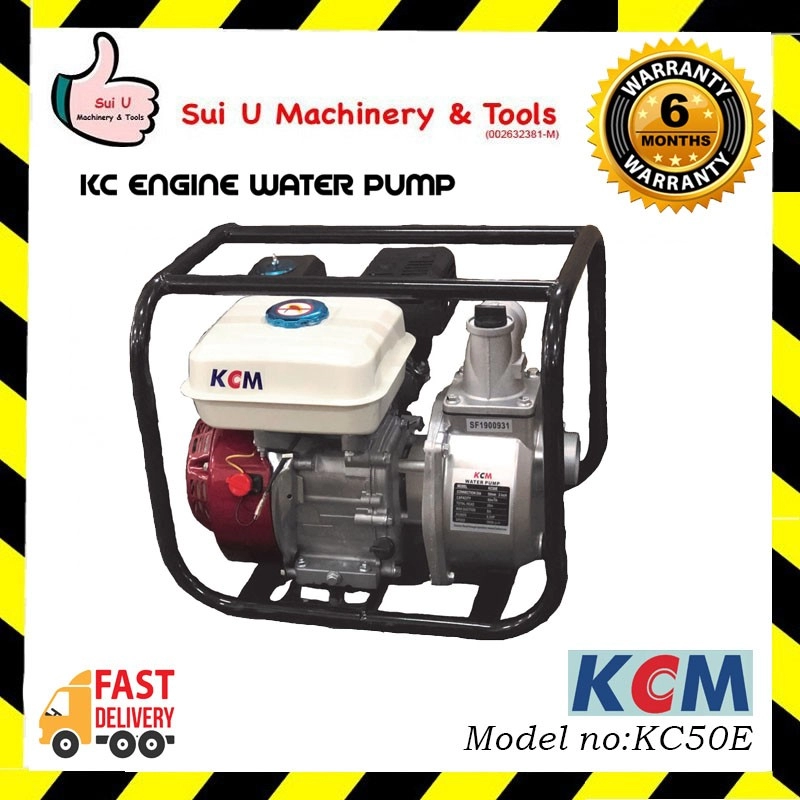KCM KC50E KC Engine Water Pump 3800rpm 6.5Hp
