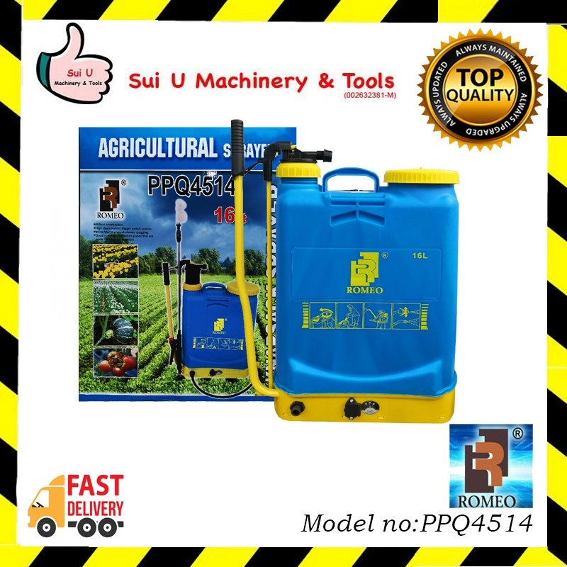 ROMEO PPQ4514 Battery & Manual 2-in-1 Sprayer 16Litre