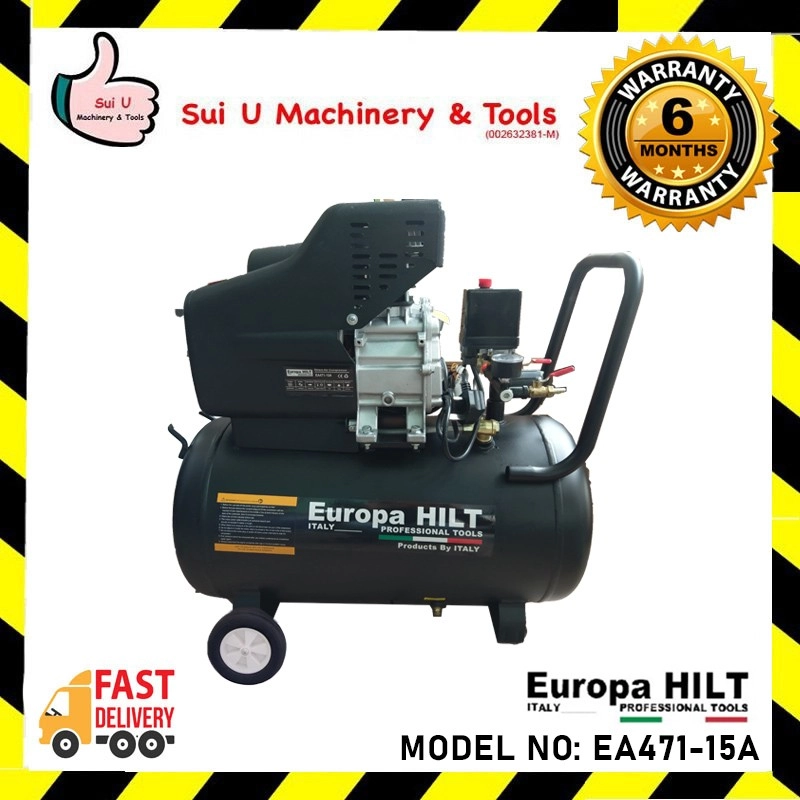 EUROPA HILT EA471-15A 50L 3HP Direct Air Compressor 2850RPM