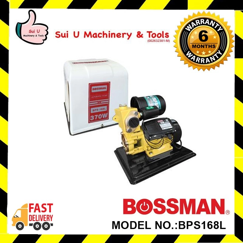 BOSSMAN BPS168L 370W Automatic Booster Pump 0.5HP with Cover