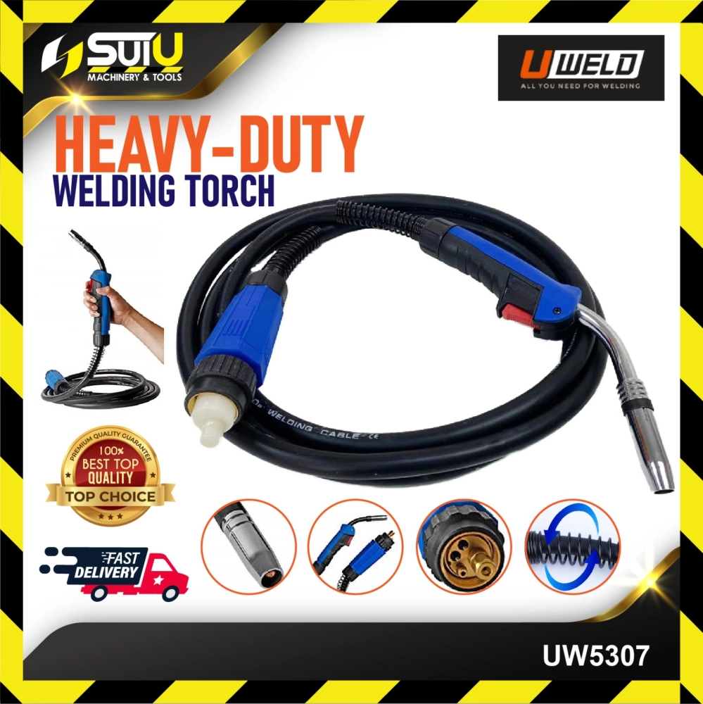 UWELD UW-5307 MIG/MAG Heavy-Duty Welding Torch 5M