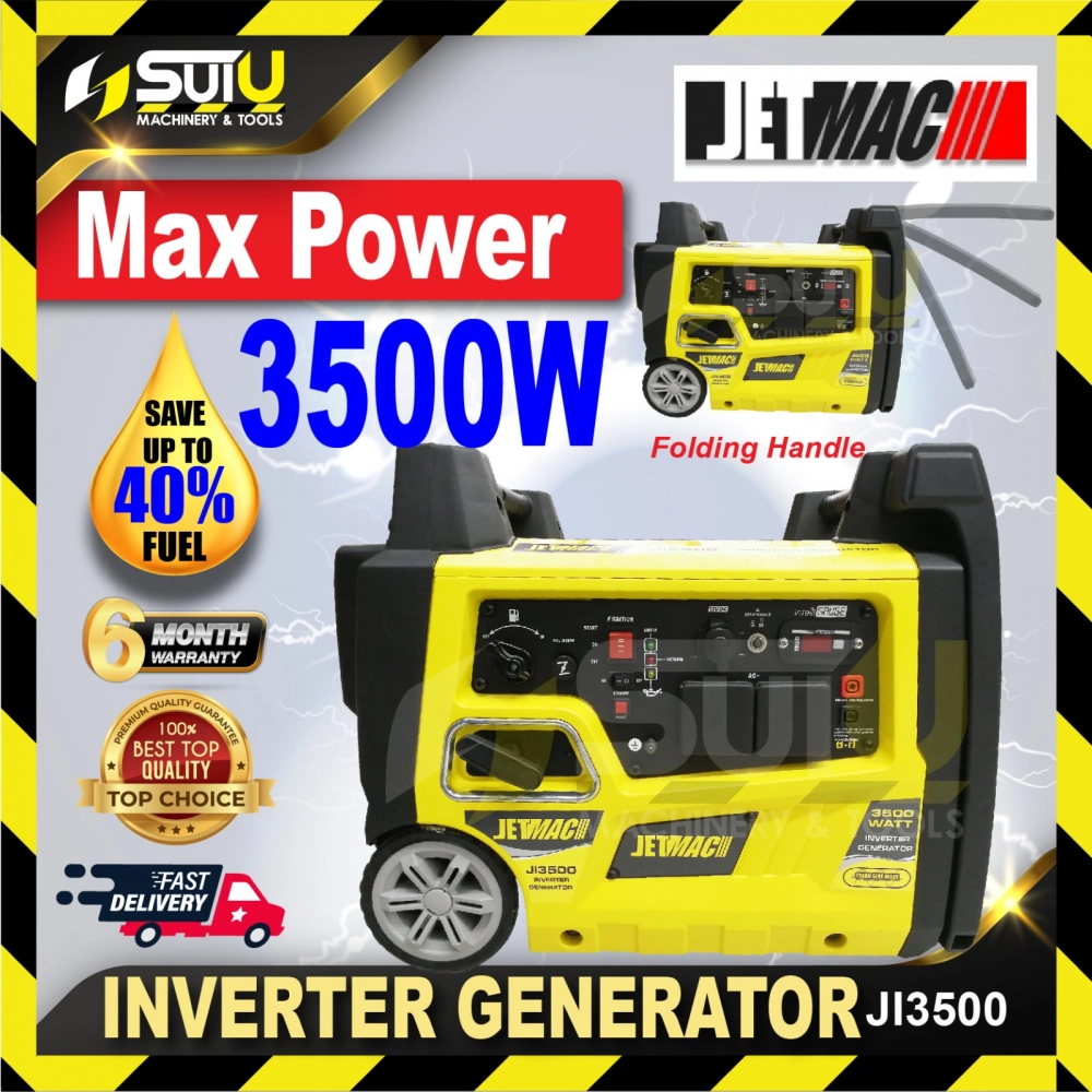 JETMAC / EUROX JI3500 Portable Inverter Generator 3500w